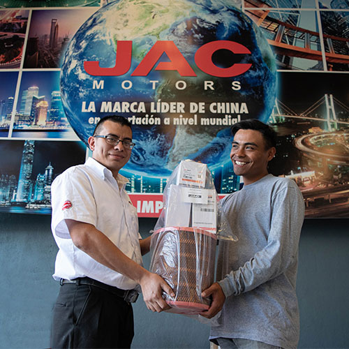 Repuestos originales JAC - JAC Motors, Grupo CODACA